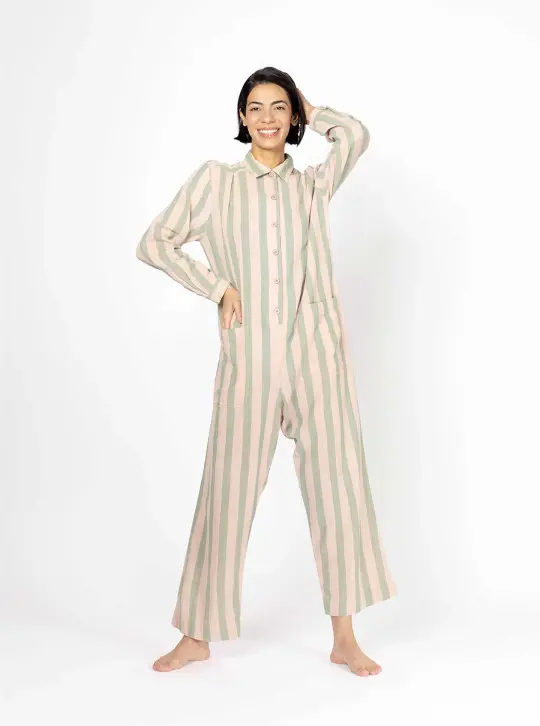 sample sale | lennon jumpsuit rosemary | XXS-3X