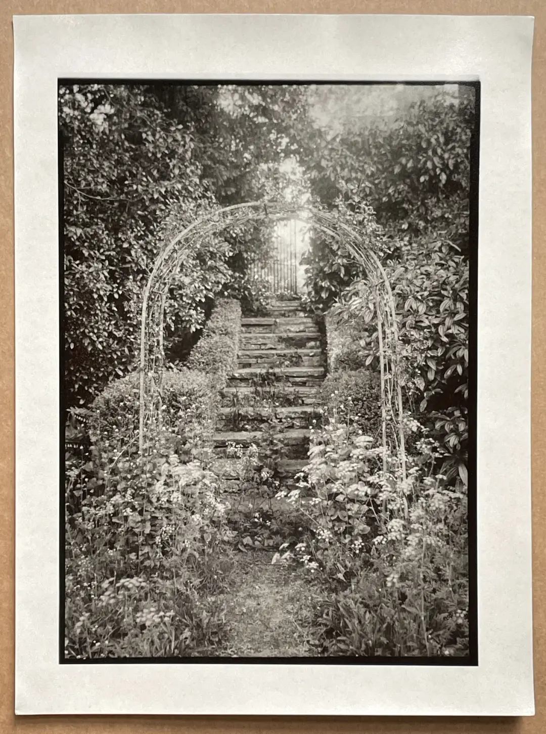 Garden archway, Langcliffe Hall.