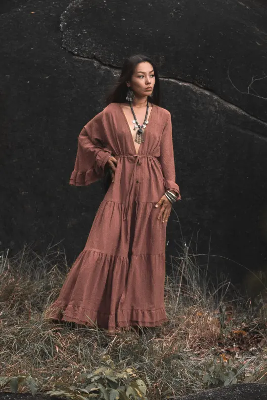 Maxi Dress Ayu Sandstone