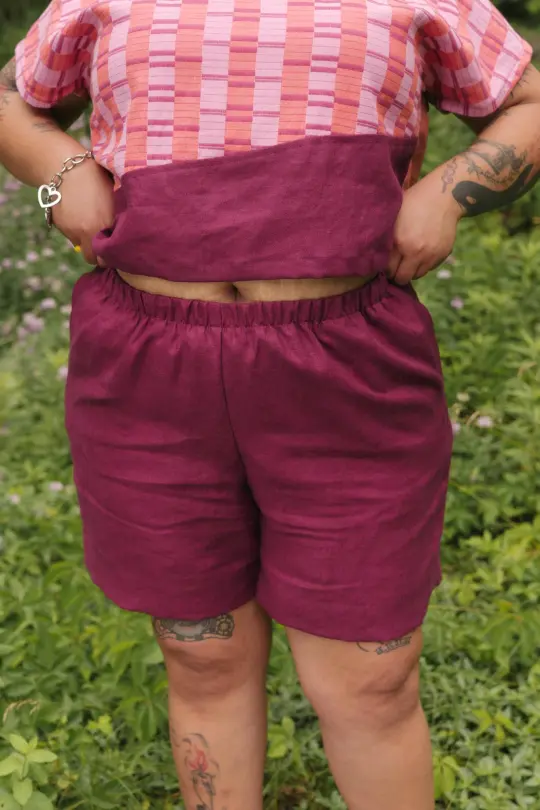 Court Short in Orchid
