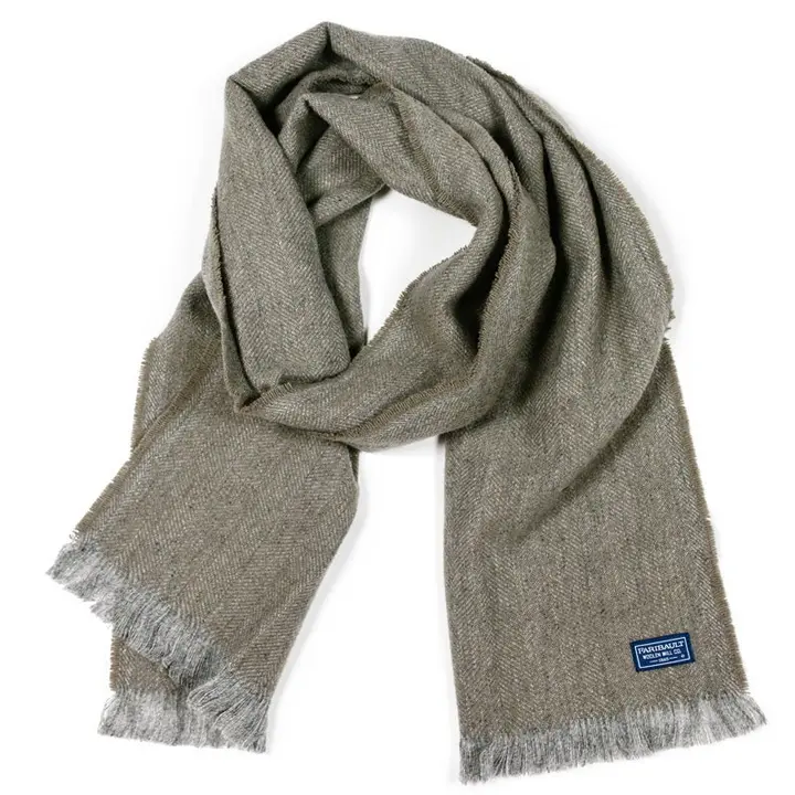 Annandale Herringbone Scarf in Mocha