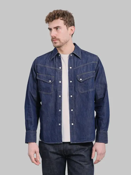 Deluxeware 7500 Saddle Master Indigo Shirt