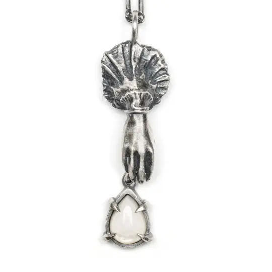 The Medium II. Petite Mother of Pearl Necklace. * Limited *