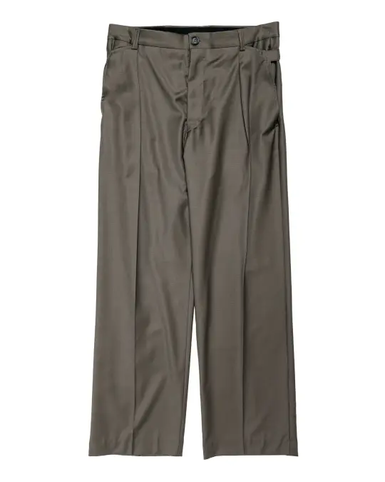 Wanze Cinch Trouser Super 140's Wool Clay