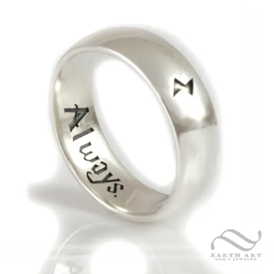 Always - Mens Wedding Band or Promise Ring