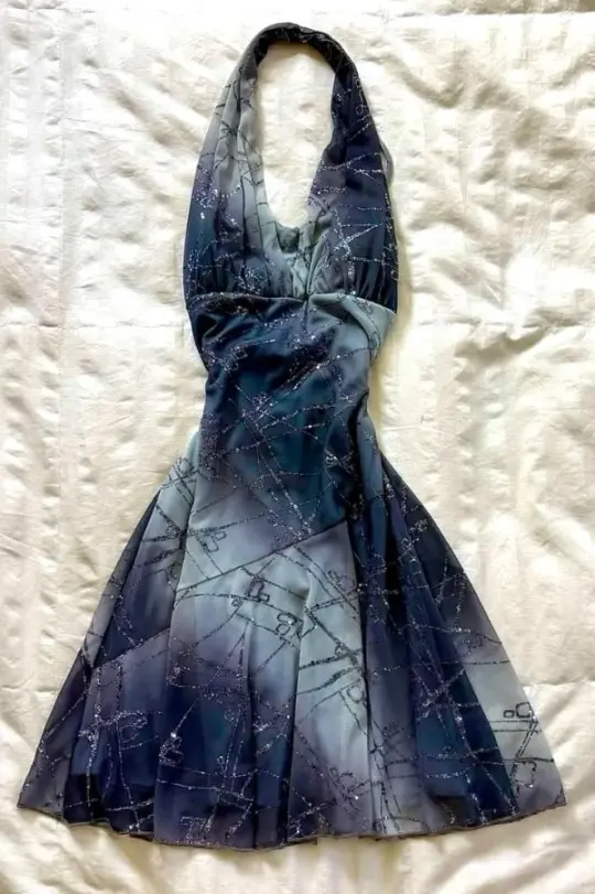 Halter Glitter Corset Homecoming Dress , Dreamy Starry Short Prom Dress Cocktail Dress RS2091