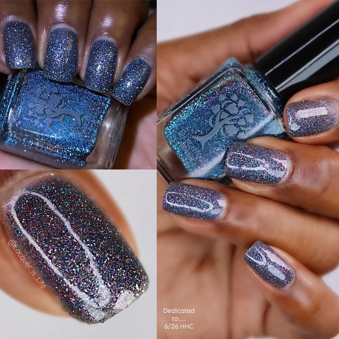Danglefoot Nail Polish: "Dedicated To....." (Reflective) *OVERSTOCK*