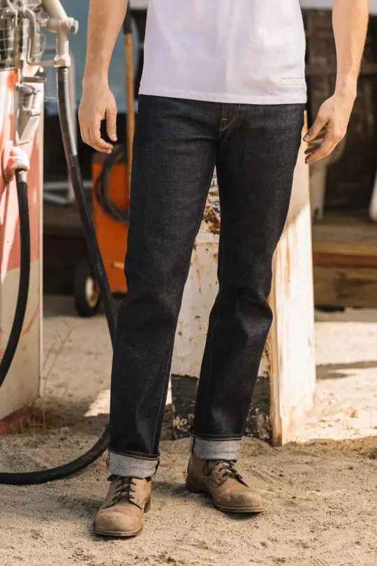 The Hammer Straight - Indigo Raw 14oz Selvedge