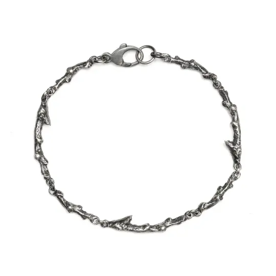The Boundary Wood. Sterling Silver Bracelet.