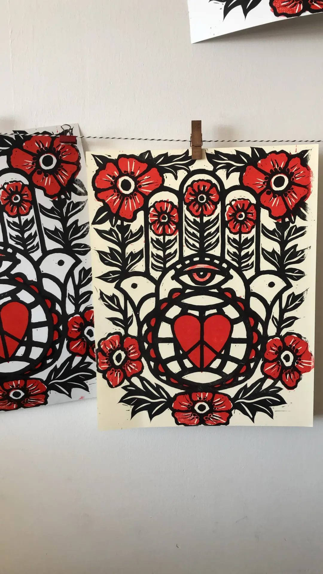 Hamsa and Poppies