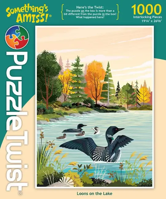 Something's Amiss Puzzle - Loons on the Lake
