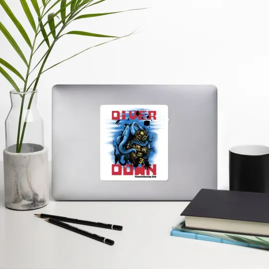 Diver Down Homage to the Original Seaforth Spiced! Vinyl Bubble-Free Stickers | Available in 3 Sizes!