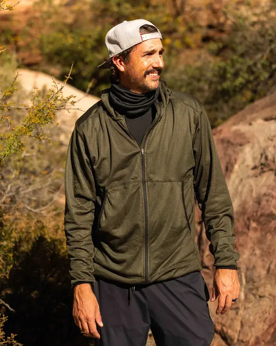 Bargain Zpacks Octa Fleece Hoody - Full Zip - Olive Drab - Large