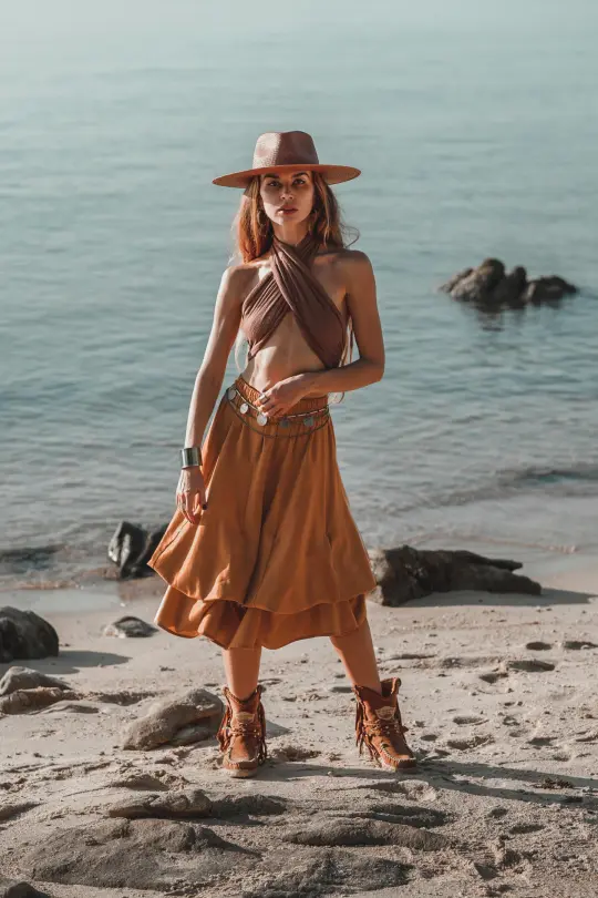 Maxi Skirt Aurora Copper