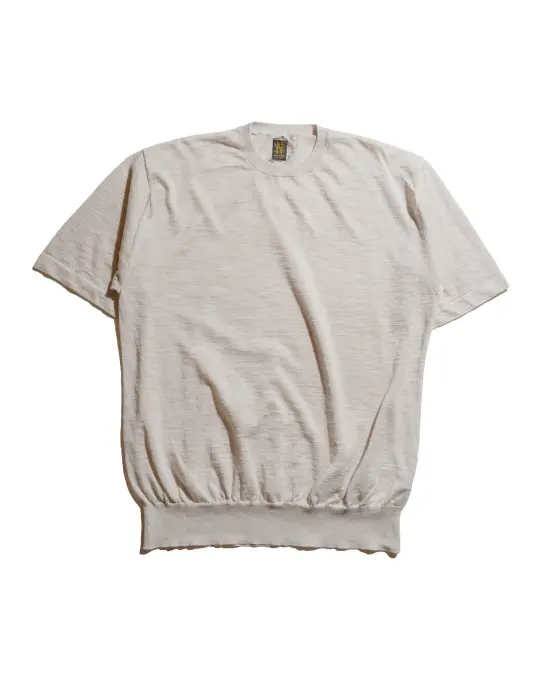 Batoner Choma Crew Neck S/S Ivory