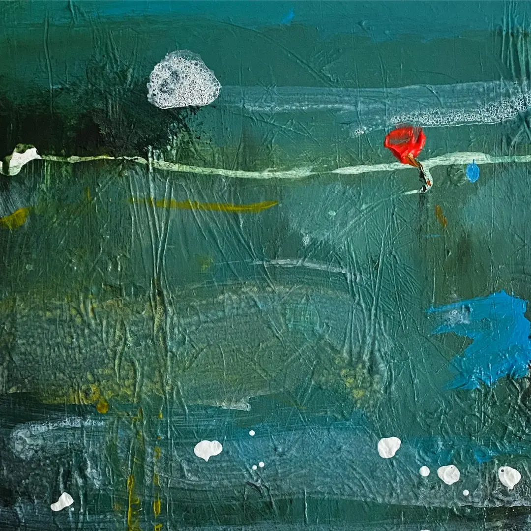 'Kelp Dip', 25cm x 25cm ( unframed )