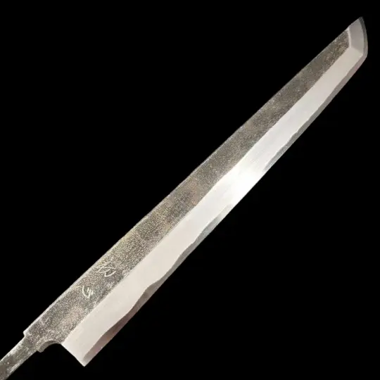 Hatsukokoro Shirasagi Aogami #2 Kurouchi Sakimaru Yanagiba 330mm – Blade Only