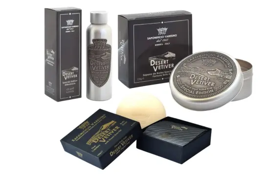 Desert Vetiver Special Edition Trio with Shower Soap