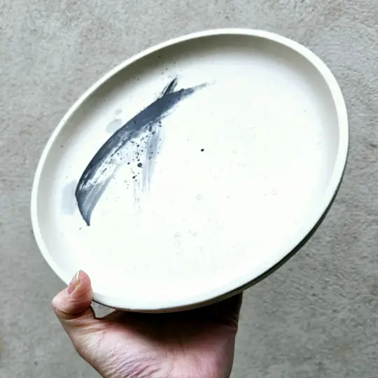 Brushstroke Serving plate