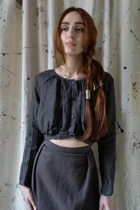 Callisto Top - Black Stripe