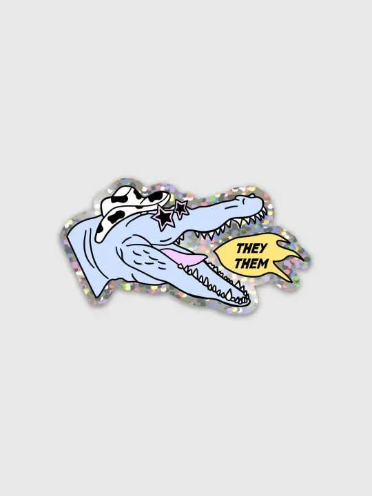 They/Them Sticker