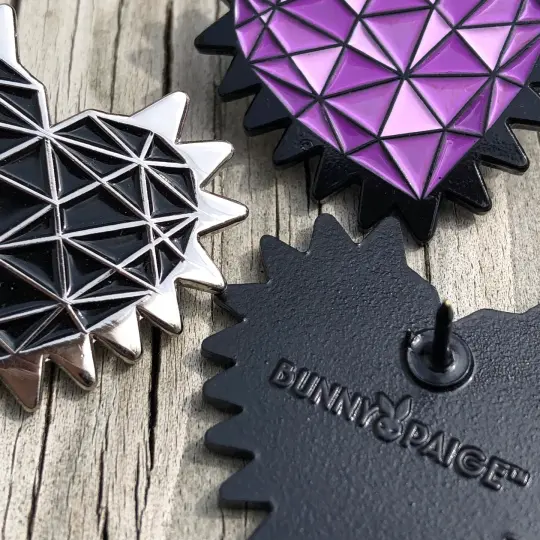 Spiked Heart Enamel Pin