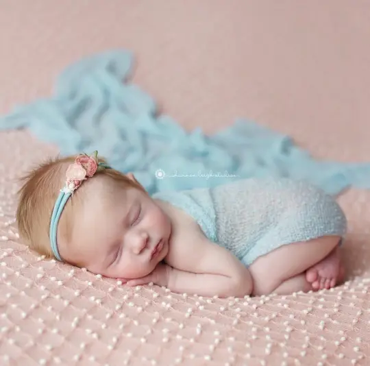 Camilla Beanbag Backdrop in Peachy Pink