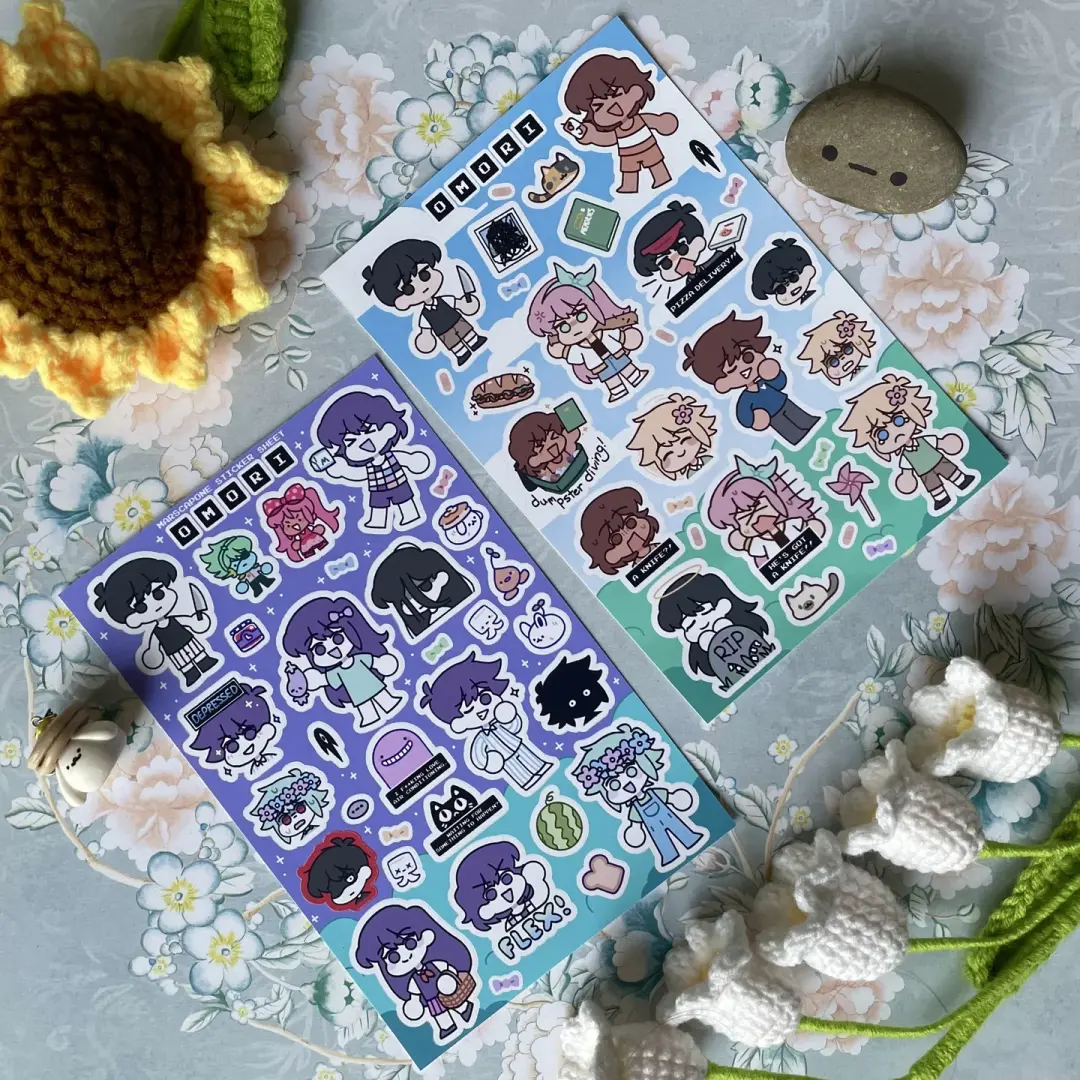 NEW Omori Sticker Sheets