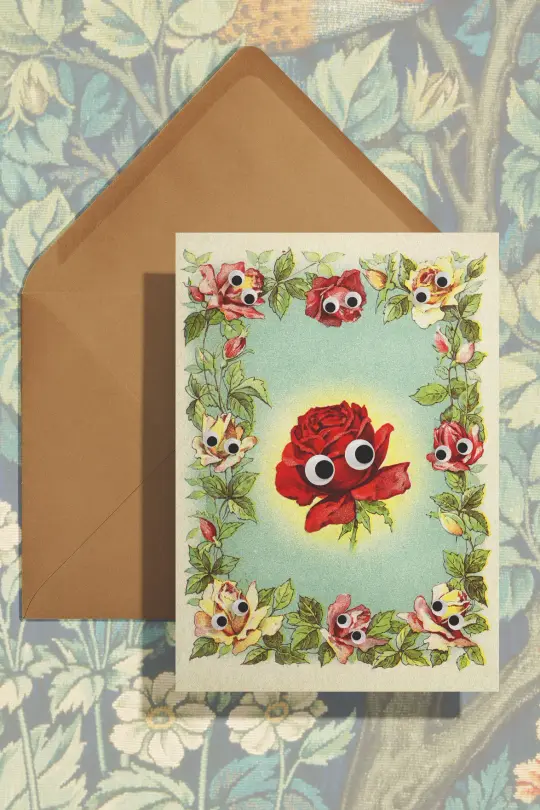 Googly Border Card