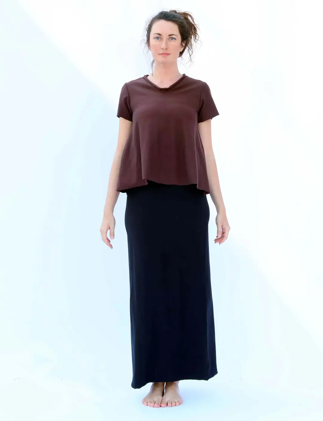 V-Neck Wanderer Cropped Shirt