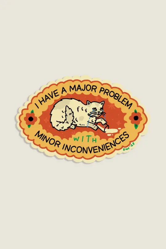 Major Problem Vinyl Sticker
