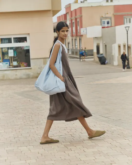 Carry All Linen Tote Bag