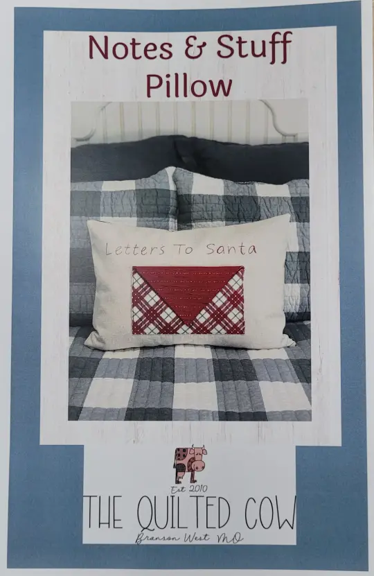 Notes & Stuff Pillow