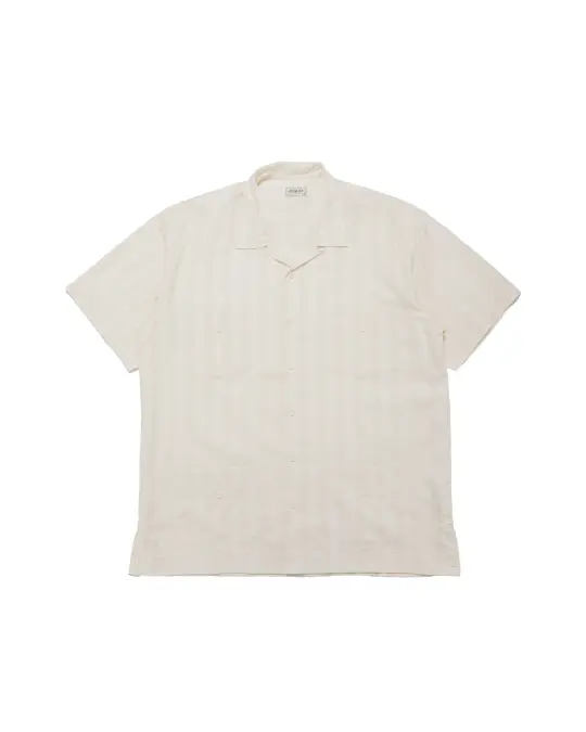 The Real McCoy's MS26007 Joe McCoy Cuban Shirt S/S Ecru