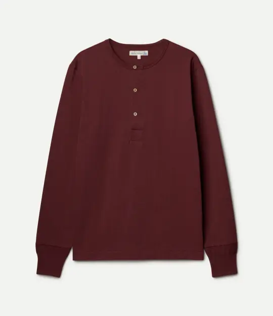 2M06 Mid-Century Machine Refined Fit Long Sleeve Henley