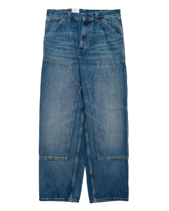 Carhartt W.I.P. OG Double Knee Pant Blue Dark Used Wash