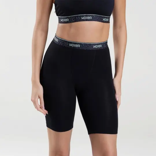 Biker High Waisted First Snow
