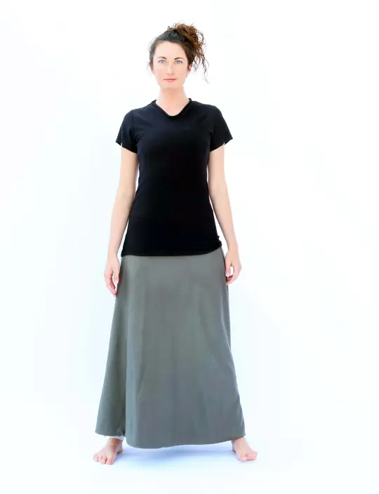 V-Neck Pencil Shirt