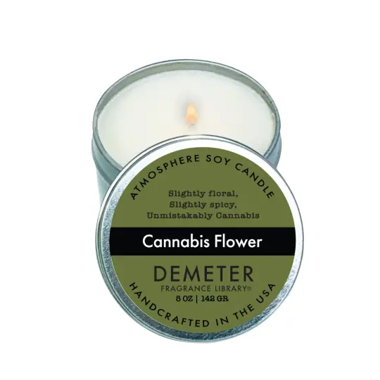 Cannabis Flower Soy Candle