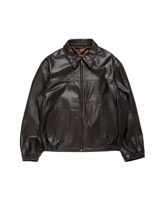 Universal Products Leather Jacket Brown