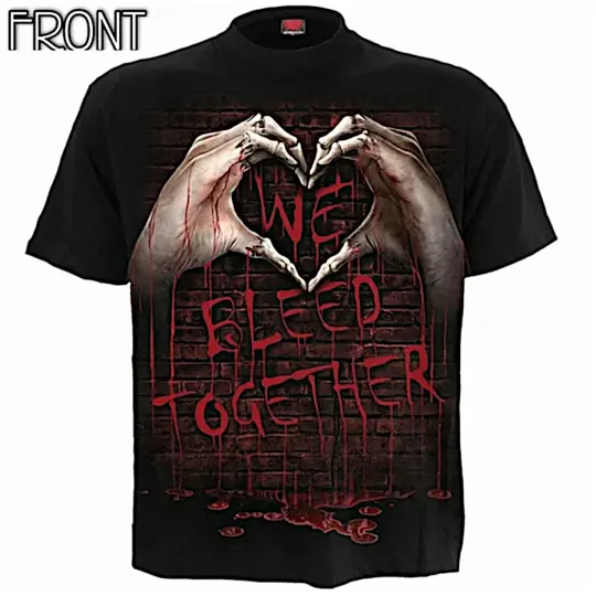 We Bleed Together Limited Edition Gothic Collector Tee by Spiral Direct