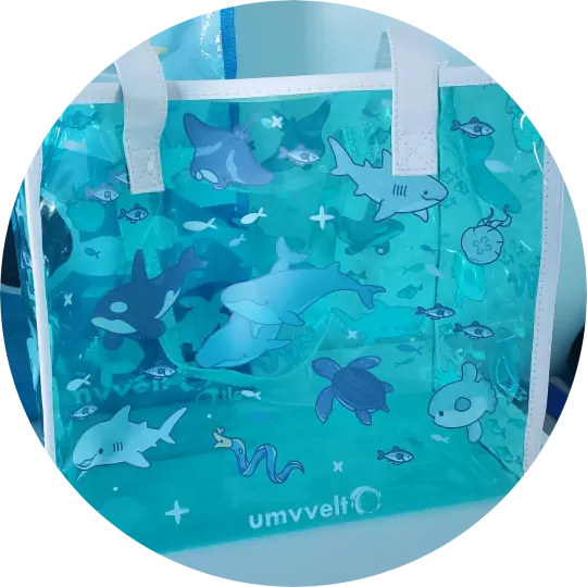 Clear Aquarium Tote Bag