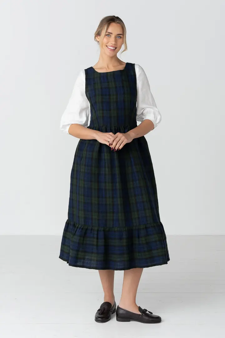 Ivy – Adjustable Tie Linen Dress