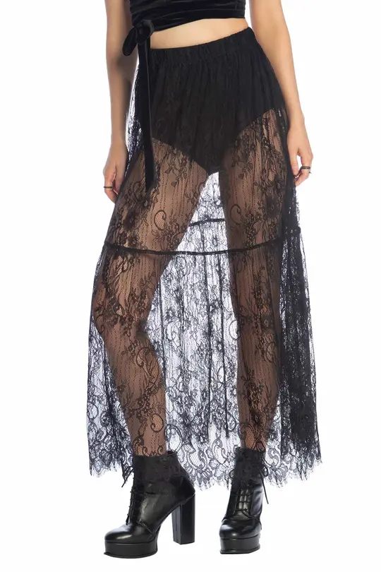 Gossamer Lace Maxi Skirt