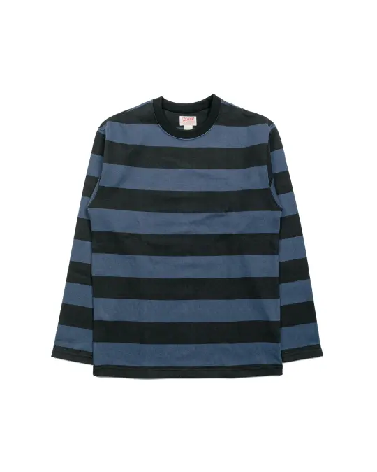 The Real McCoy's BC18104 Buco Stripe Racing Jersey Black/Blue