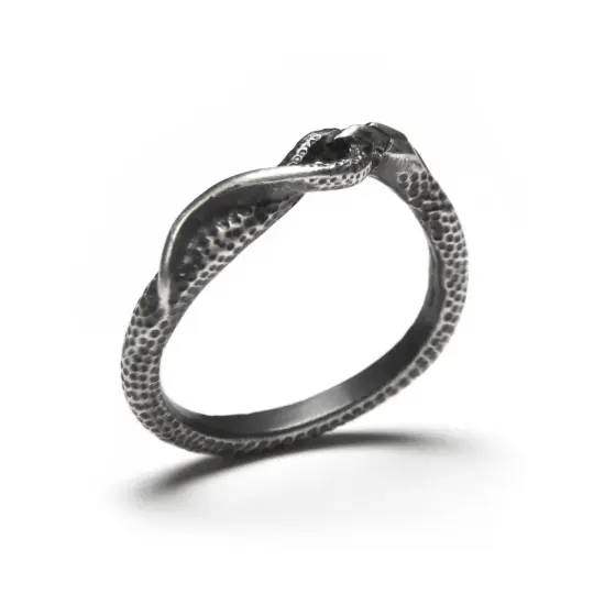 Medusa Ouroboros Ring.