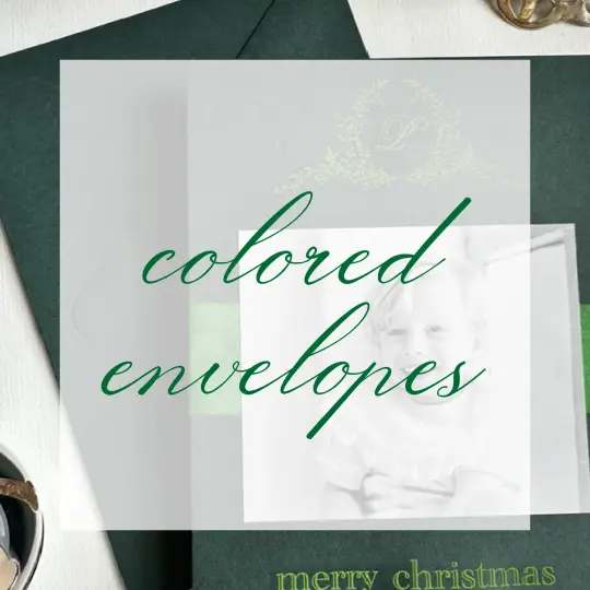 Upgrade: Add-on Colored Envelopes to your invitation order