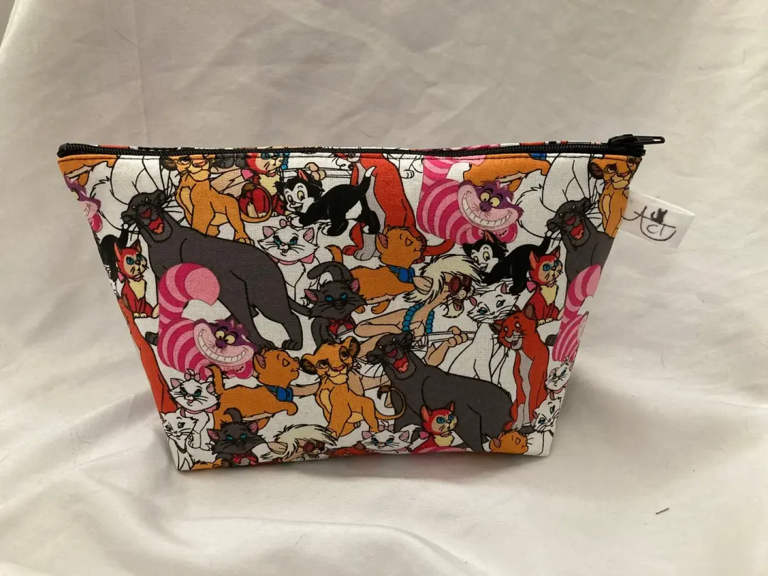 Animated Cats Zipper Pouch
