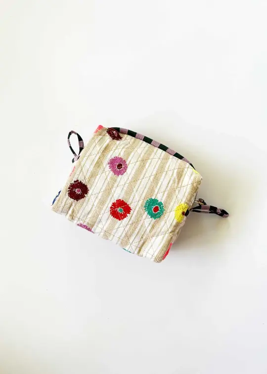 quilted small pouch | spring 26 | fresco