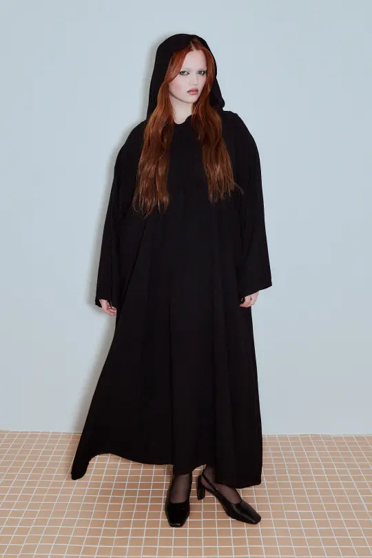 Summer Death Cloak Soft Linen Black